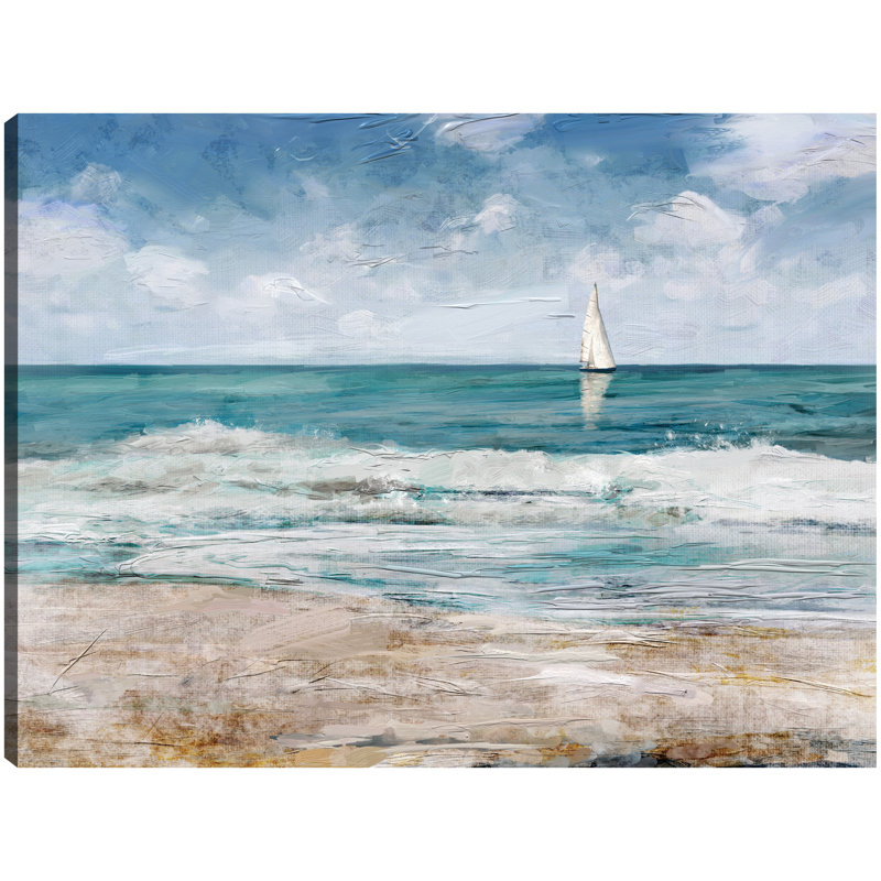 «Summer Cay» par Studio Arts, reproduction d'art sur toile, H 11 po x l 14 po