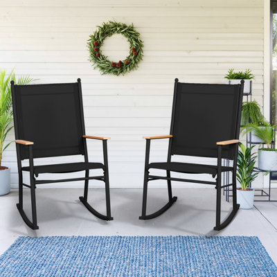 Fauteuil à bascule d'extérieur pour 2 personnes