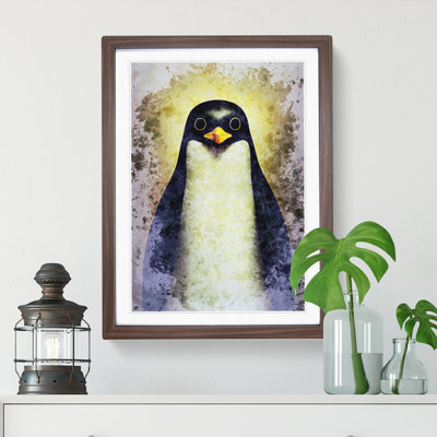 Watchful Penguin - Single Picture Frame Print