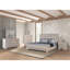 Mobilier de chambre de style transitionnel à queue d'aronde anglaise 1 pièce