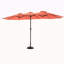 Grand parasol d'extérieur double face 14,8 pi avec manivelle (sans base)-1535167254