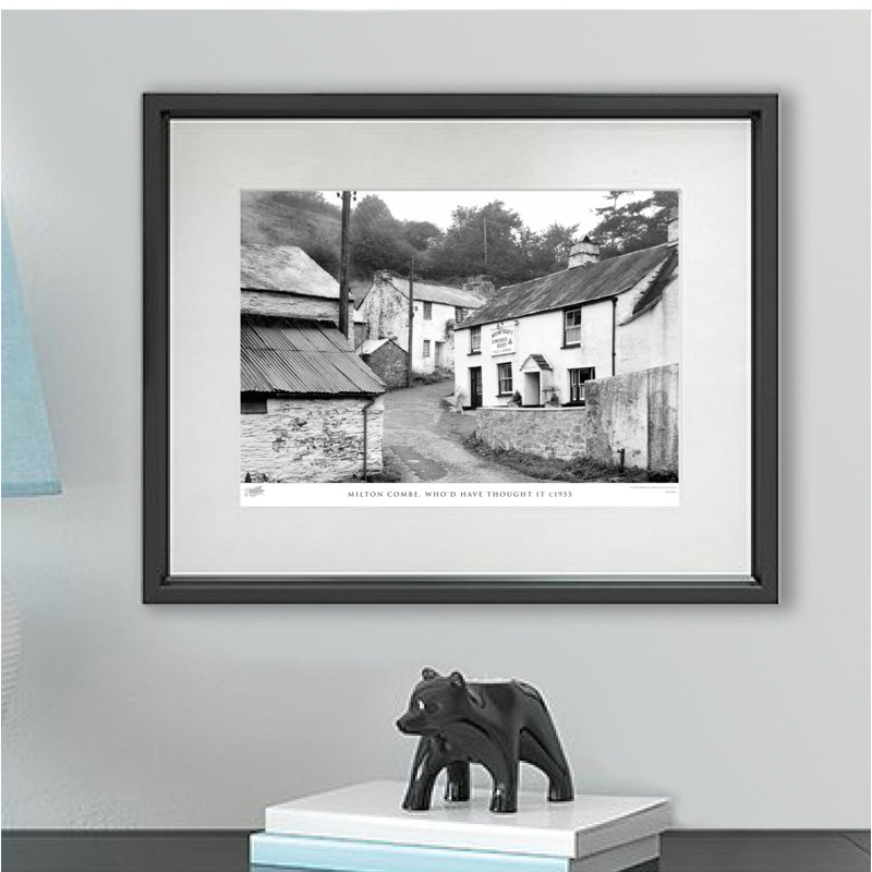 Milton Combe, Who'd Have Thought It C1955 by Francis Frith - Single Picture Frame Print, 60cm H x 80cm W x 2.3cm D