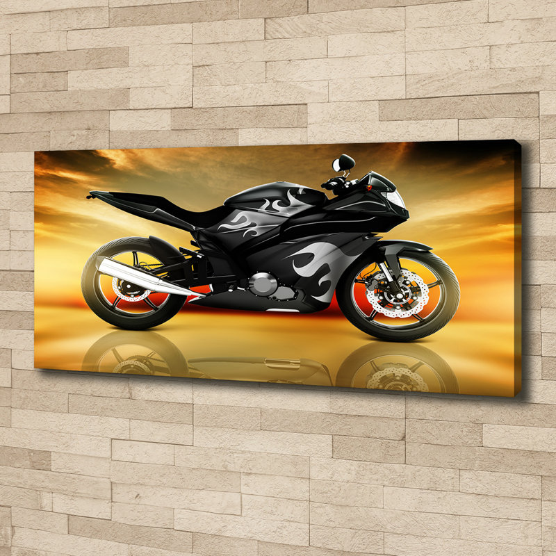 Motorcycle - Wrapped Canvas Print