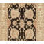 Wool Oriental Area Rug in Black/Cream