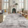 Asher Modern Abstract Machine Washable Area Rug With Non-Slip Backing