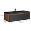 Base de meuble-lavabo mural simple 46,93 po