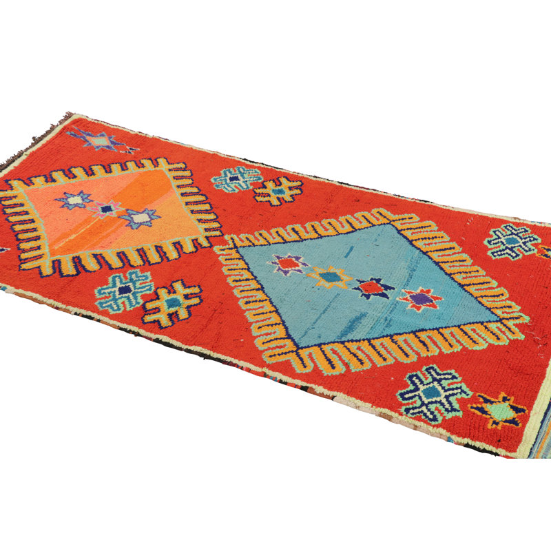 Moroccan One-of-a-Kind 3'X6'10 Hand Knotted Area Rug