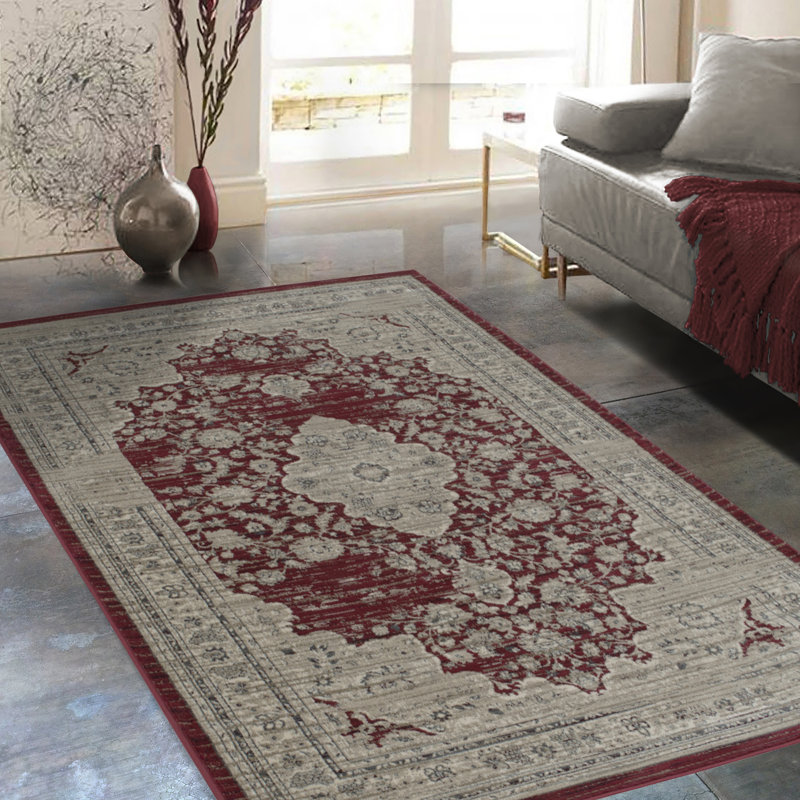 Crush Oriental Indoor Rug, Rectangle 5' x 7'