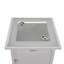 Table de foyer d'extérieur au propane avec couvercle H 20 po x l 26,8 po Walbrooke-88675401