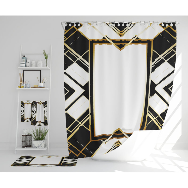 Nattaly Polyester Shower Curtain Set