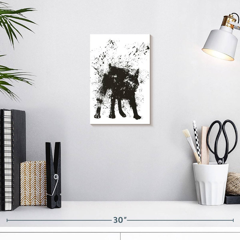 Hitzel Wet Dog, 12" H x 8" W