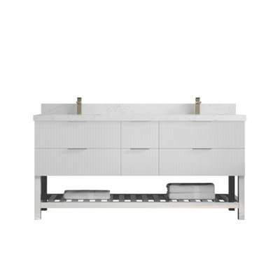 Ensemble de meuble-lavabo double 72 po Catalina
