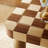 Oscar 36 Inch Square Checkered Dining Table-116247522