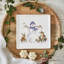 Classic Wrendale Designs, Square Plate (Snowman)