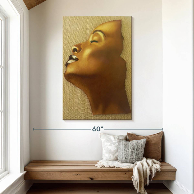 Leisha A Subtle Smile, 48" H x 32" W