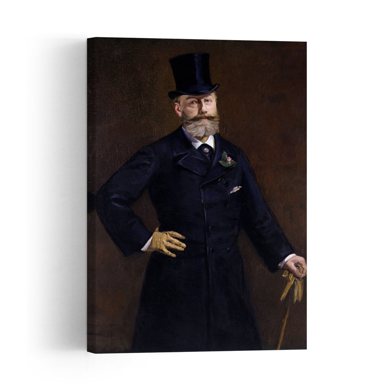 Antonin Proust, 1880 Abstract Contemporary Portrait Wall Art Print, 152.4cm H x 101.6cm W
