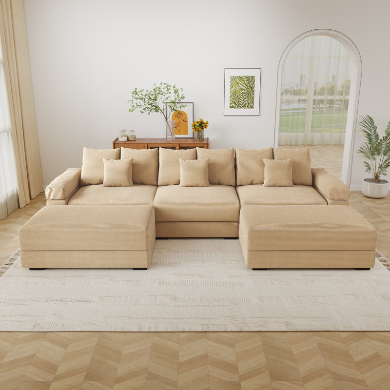 Canapé modulaire Luxury, Chameau