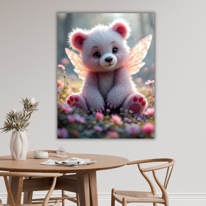Art mural fantaisie en verre trempé, 30" H x 20" W