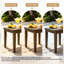 Table d'appoint d'extérieur en bois de teck Marlo-114980236