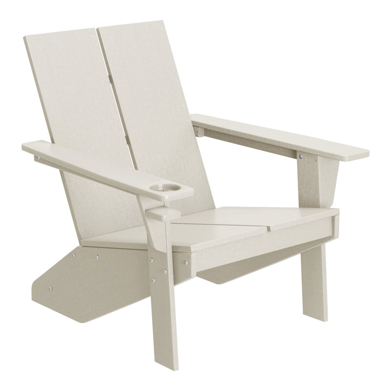 Modern Poly Adirondack Chair, Sand