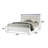 Platform bed with LED-1187510560