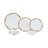 Piece Porcelain China Dinnerware Set - Service for 4