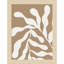 Erminia rétro Matisse inspiré abstrait botanique 1 beige - reproduction de cadre photo-71907491-71907516