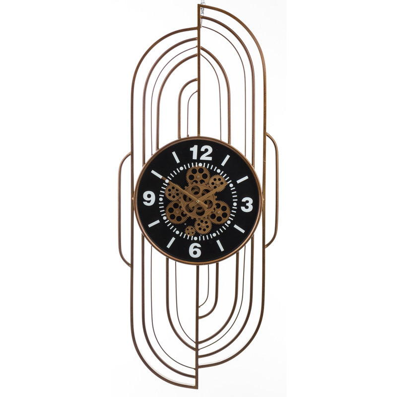 Akan Metal Wall Clock