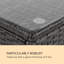 Theia Square Wicker Outdoor Coffee Table , 67cm cm W 65cm cm D-42115024