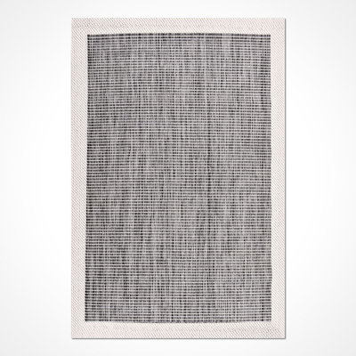 Tapis gris moderne lavable à la machine