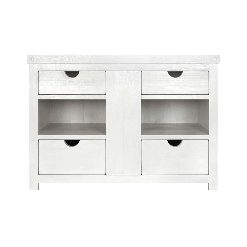 Vintner 48" Single Bathroom Vanity Base Only, Blanc