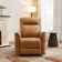 Tayani 31.5" Wide Modern Comfortable Upholstered Swivel And Rocker Manual Recliner