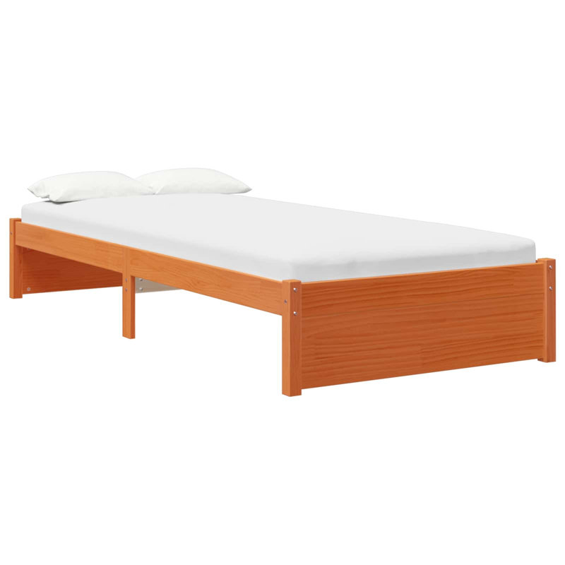 Solid Wood Bed Frame, European Single (90 x 200 cm)
