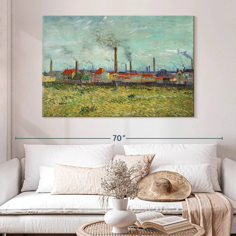 Hannes Factories At Clichy, H 34 po x l 51 po