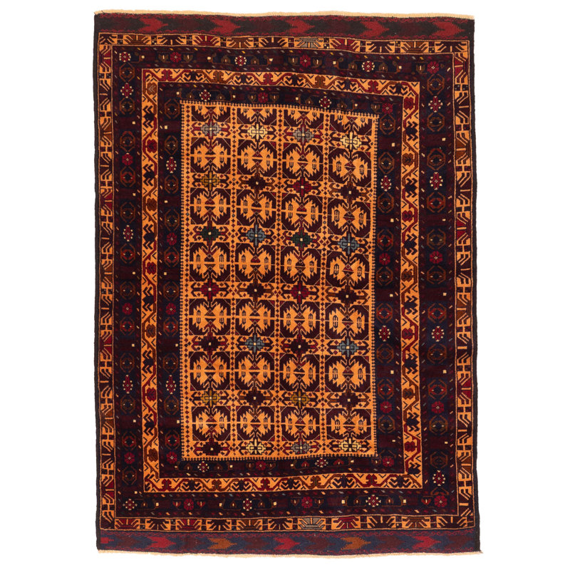 Tapis cuivre Teimani 4 pi 6 po x 6 pi 3 po