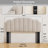 Vertical Channel Tufting Upholstered Headboard Adjustable Height & Width Bed Head Board-316146642-316146643