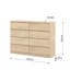 Argenta 140cm W 8 - Drawer Chest of Drawers