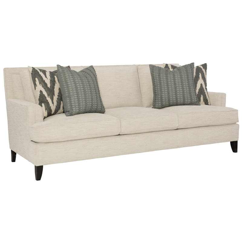 Addison Upholstered 91.5'' Sofa, Dark Grey Chenille 5533-011, Mocha