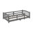 Twin-Sized Montessori-Style Floor Bed With Safety Railings, Wooden Bed With Slats And Enclosure, No Door Provided-1544762701-1544762691