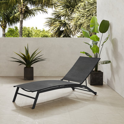 Chaise longue inclinable 77,5 po Debbora