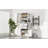 Storage Cabinet with Multi-Functional Storage Space for Kitchen/Bathroom/Dining Room/Living Room , 2 Drawers with Slide Rails, Adjustable Shelf, White-666530748