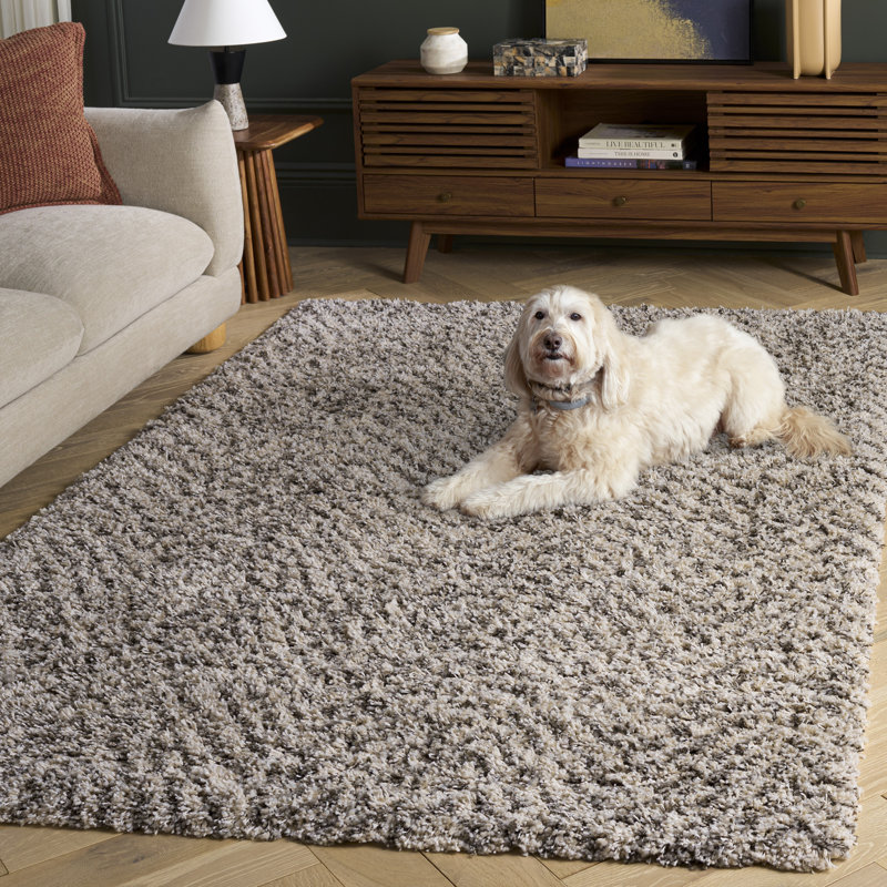 Tapis ivoire / gris Adessa, Rond 7 pi