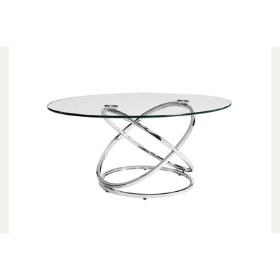 Contemporary Metal Cocktail Table , 2 End Tables With Modern Charming Notion And Appeal
