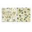 Feuilles zen - ensemble de 2 verres muraux en acrylique-103927688