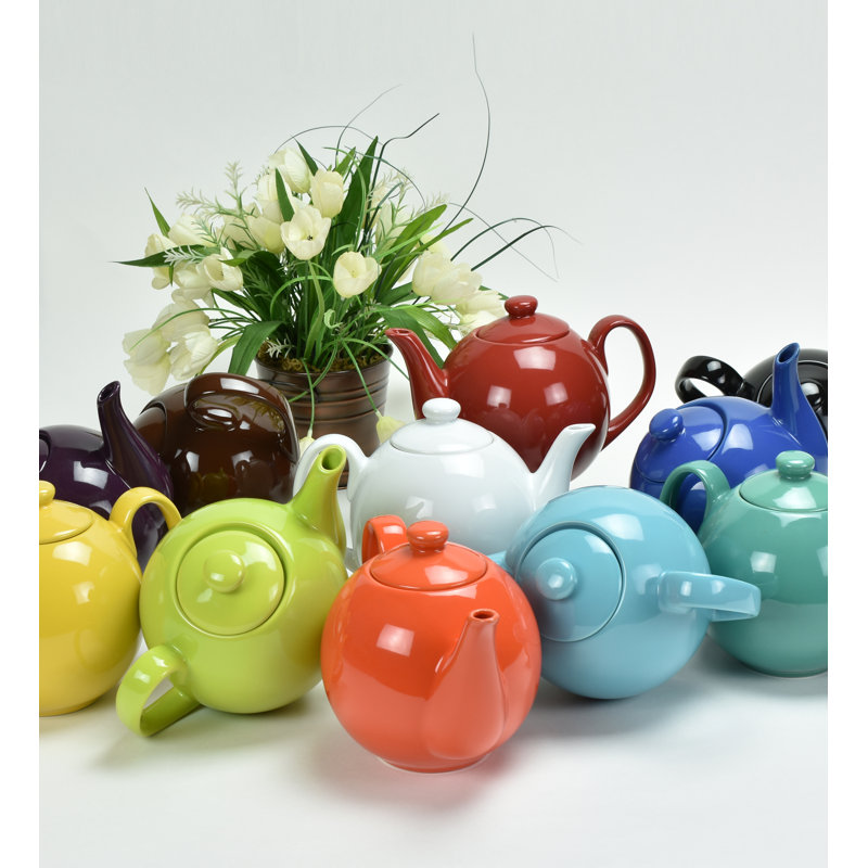 Théière Lillkin avec infuseur 1,06 qt Teaz, Blanc