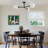 3-Light Glass Semi Flush Mount-1555562366