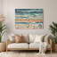 «Coastal Gulf Coast», art mural en métal beige-1722855070