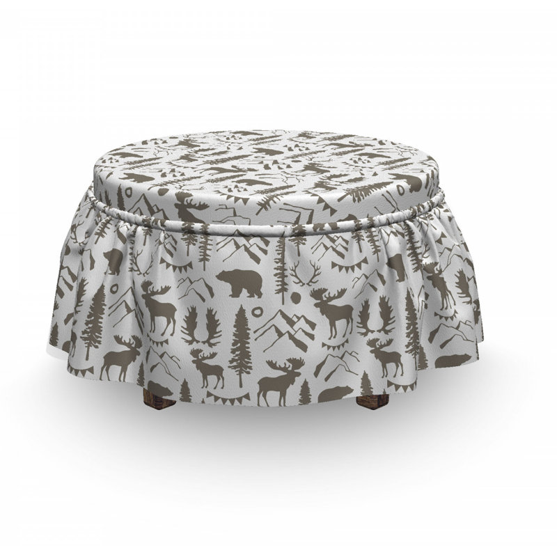 Housse pour repose-pieds wild nature