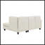 Canapé modulaire rembourré avec capitonnage géométrique, confortable et élégant pour les salons modernes-6747966