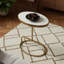 Table d'appoint en marbre Luxe Halo